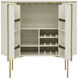 Paloma High Gloss Cream Bar Cabinet